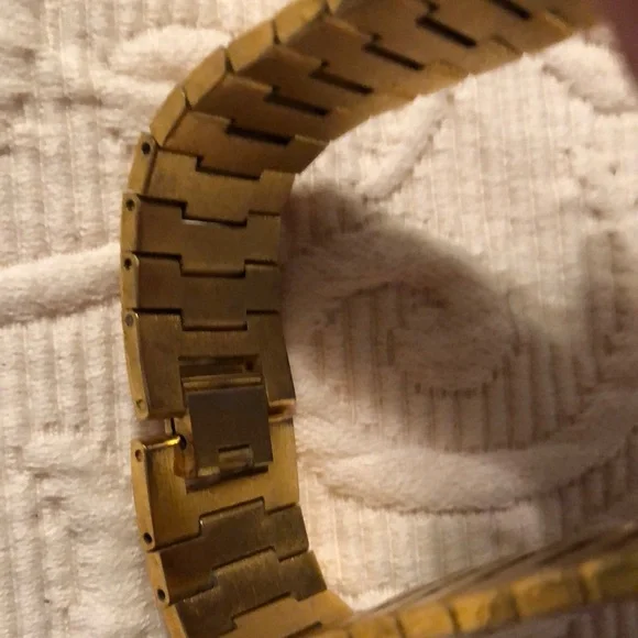 Men’s luxury VTG  Cartier argent Swiss rare Gold finish diamonds Watch - Picture 8 of 8